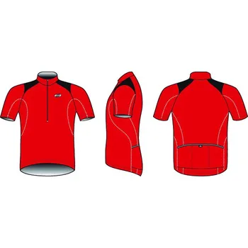 cyklistický dres Pánský dres BBB BBW-105 ComfortFit červený ..Velikost: S