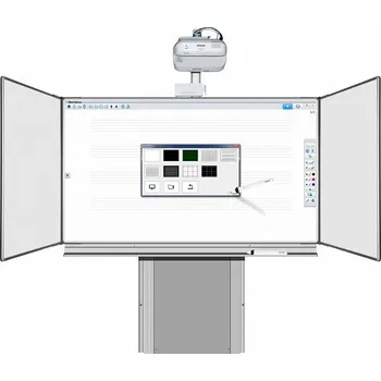 Projektor Interaktivní sestava TRIPTYCH K 200x120 zvedací AL EPSON EB-695Wi (dotyk) - Montážní materiál