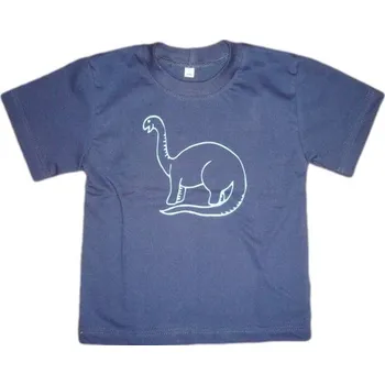 Chlapecké tričko Chlapecké tričko vel. 128 tmavě modré dino