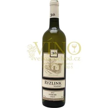 Vinařství Šlichta Ryzlink Vlašský pozdní sběr 2012 polosuché Šlichta vinařství 0.75 L
