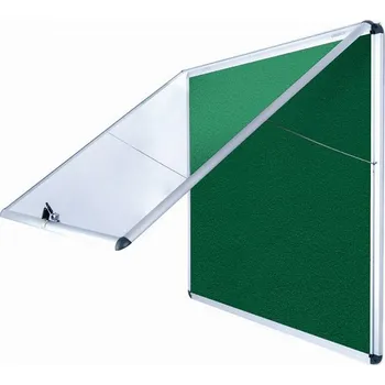 Nehořlavá textilní vitrína AL rám 924 x 653 mm (8xA4) - zelená