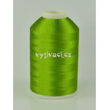 Nit vyšívací nitě zelená ROYAL C425 návin 5000m viskóza návin: 1 kón návin 5000m