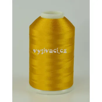 Nit vyšívací nitě žlutá ROYAL C741 návin 5000m viskóza návin: 1 kón návin 5000m *** SKLADEM 3 kóny
