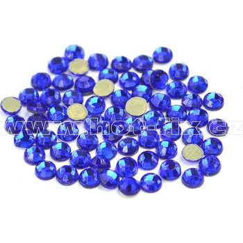 hot-fix skleněné nažehlovací kameny na textil barva 116 Cobalt, velikost SS6 až SS20 barva: polobroušený barva 116 Cobalt, velikost: velikost SS10, balení: balení 1grs /144ks