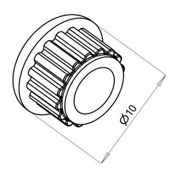 Plastová záslepka nerez prutů ø10 (12) mm Průměr prutů: 12 mm