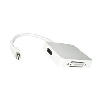 Redukce MacPower Mini Display Port na HDMI, DVI a DisplayPort adapter, 20cm
