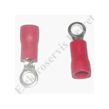 Elektrický konektor Oko kabelové 3,7mm izolované