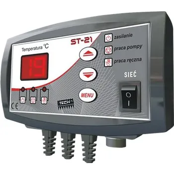 Termostat Tech CS-21 řídící jednotka čerpadla UT (s antistopem do 85°C)