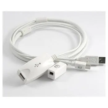 Prodlužovací kabel Drbott Mini Display Port PRO MDP a USB aktivní prodlužovací kabel 3M M/F