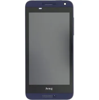 LCD Display + Dotyková Deska + Přední Kryt Blue HTC Desire 610