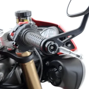 R&G Racing Závaží R&G Racing do řidítek Triumph Speed Triple S/R, Thruxton 1200R, černá