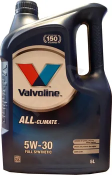 Motorový olej Valvoline All Climate 5W30 5L