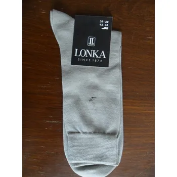 Pánské ponožky Lonka pánské ponožky Defajin černé 41-42(27-28)