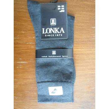 Pánské ponožky Lonka pánské ponožky Dedalvel antracit 39-42(26-28)