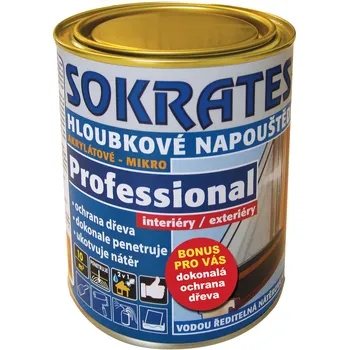 Lak na dřevo SOKRATES napouštědlo Professional 0,7 kg