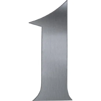 Stavební výplň Kateon domovní číslo popisné nerez