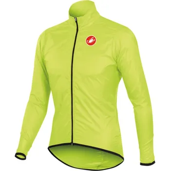 Cyklistická bunda Castelli Squadra Long Jacket žlutá