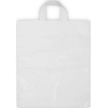 Taška 44 x 50 + 5cm, bílá, s uchem, 10kg / 50ks