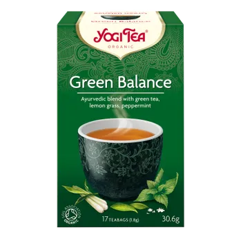Čaj Yogitea BIO Zelený čaj Green Balance 17x1,8g