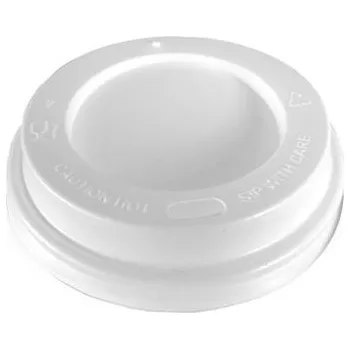 Jednorázové nádobí Víčko pro pap. kelímek 0,15/0,18l / 100ks