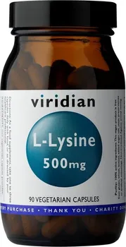 Aminokyselina Viridian L-Lysine 500 mg 90 cps.