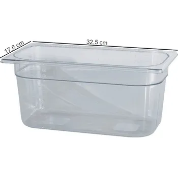 Nádoba na pečení Gastronádoba polykarbonátová GN 1/3 - hloubka 20 cm (Polykarbonátová gastronádoba)