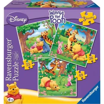 Puzzle Puzzle Ravensburger Medvídek Pú 3v1 Ravensburger