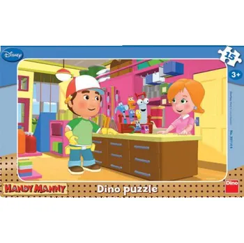 Dino Puzzle deskové Handy Manny 15 dílků Dino