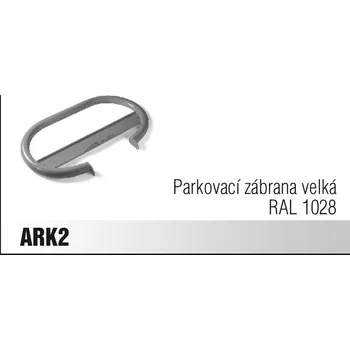 Pohon brány CAME ARK 2 parkovací zábrana velká RAL 1028