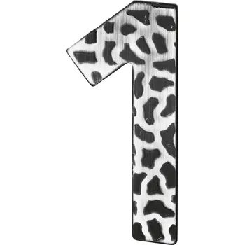 Domovní cedule Domovní číslo ACT "1" kované železo (POZOR! Doprodej - zboží na dotaz.)