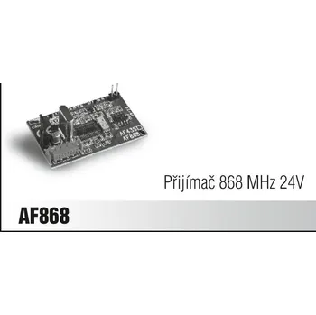 Pohon brány CAME AF 868, přijímač, frekvence 868Mhz
