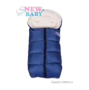 Fusak Zimní fusak New Baby Fluffy Blue