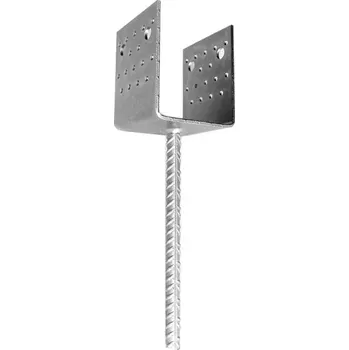 Kotevní patka sloupku široká PSS 140 (Kotevní patky zahradní terasové )