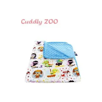 Dětská deka Dětská deka Cuddly Zoo Light Superhrdinové modrá