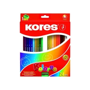 Pastelka Pastelky trojhranné Kores - 24 barev