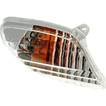 Osvětlení pro motocykl Moped91 Blinkr přední pravý APRILIA SR 50 R (04-08) / SR 50 R FACTORY (04-08) komplet průsvitný