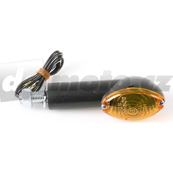 Osvětlení pro motocykl Moto miniblinkr CAT EYE - černý - prodloužený