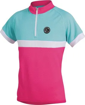 cyklistický dres Etape Bambino růžový/aqua