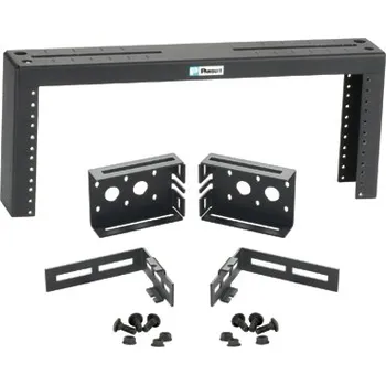 Racková skříň PZLRB4U Zónový rozvaděč pro kabelové trasy, 4U, černý