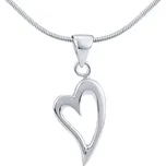 Stříbrný přívěsek srdce PRM54002