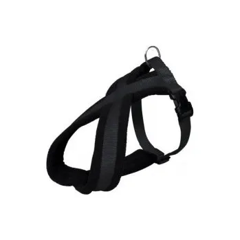 Postroj pro psa Nylonový postroj PREMIUM podšitý černý 30-55cm × 15mm