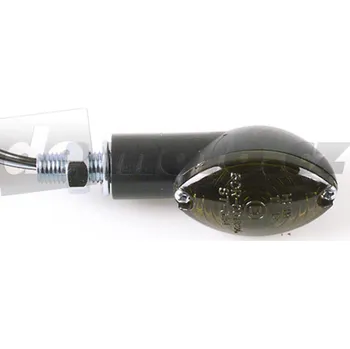 Osvětlení pro motocykl Moto miniblinkr CAT EYE - černý - kouřové sklo