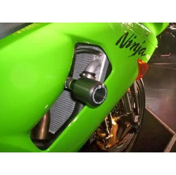 R&G Racing Padací chrániče - Kawasaki ZX636 '05 (C1H & ZX6-RR '05) Černá