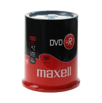 Optické médium Maxell DVD-R 16X 100SP D/V 275611