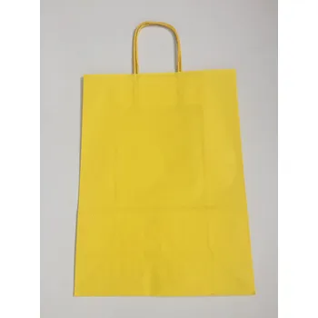 Nákupní taška Taška papírová 18x8x22cm - žlutá