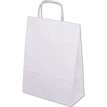 Papírová taška 240x100x320mm - bílá