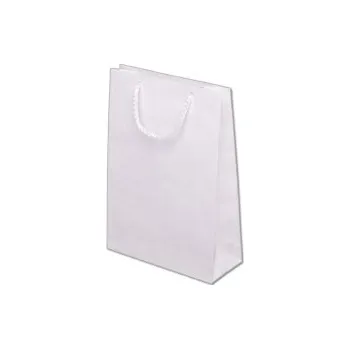 Taška barevná papírová 170x70x250mm - bílá