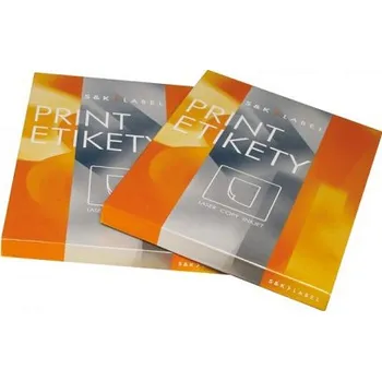 Samolepící etiketa Print etikety - bílé
