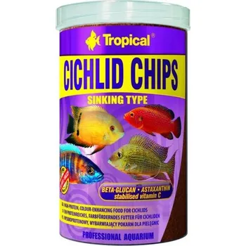 Krmivo pro rybičky TROPICAL Cichlid chips 1000ml