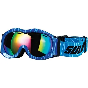 Sulov Monty modré dětské lyžařské brýle Oranžové + REVO červená + DÁREK